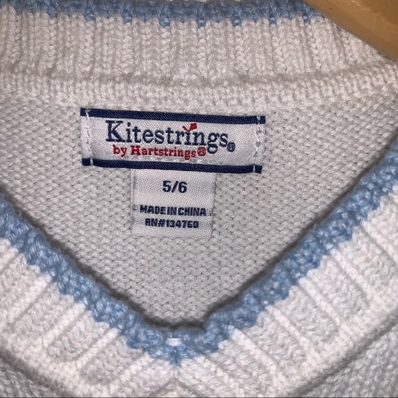 Kitestrings by Heartstrings Argyle Sweater vest - Picture 3 of 3